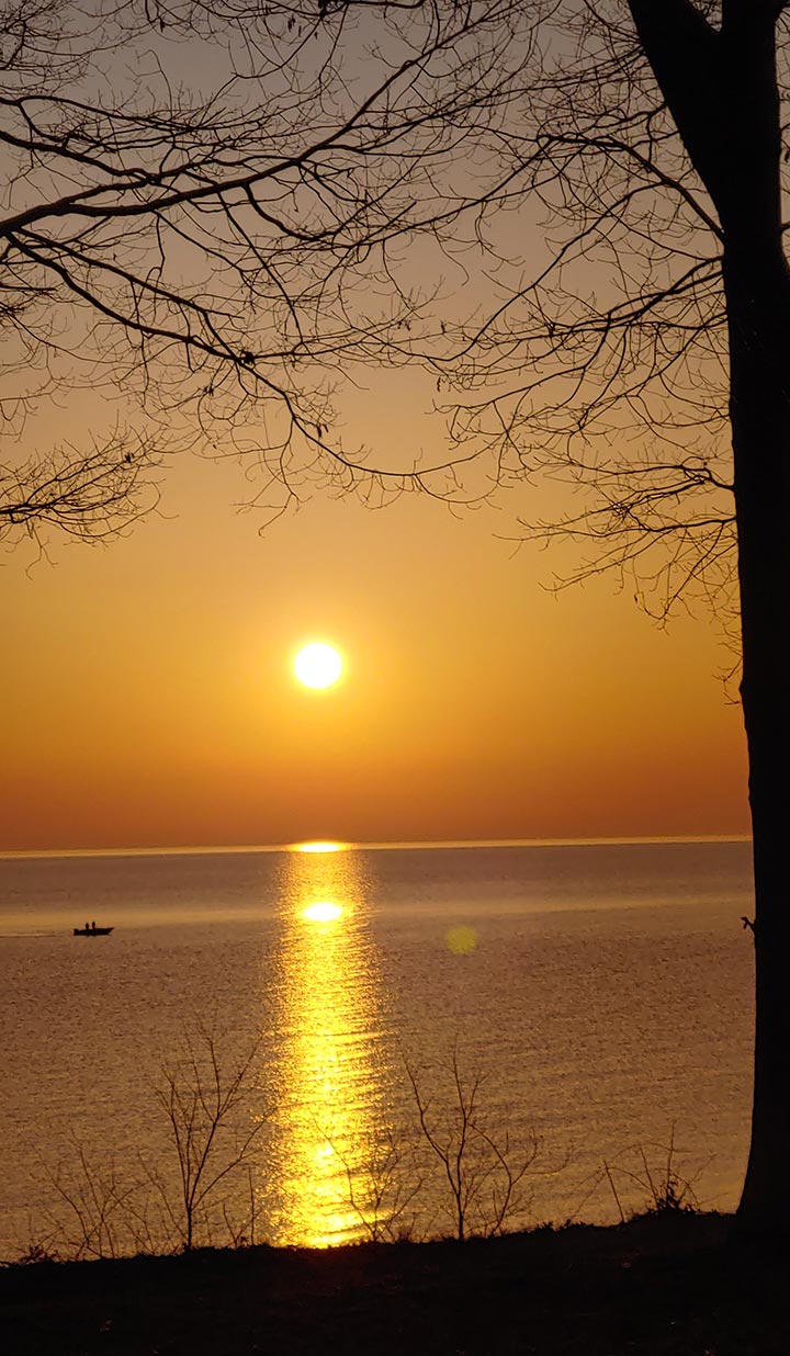 Easter sunrise Lake Huron