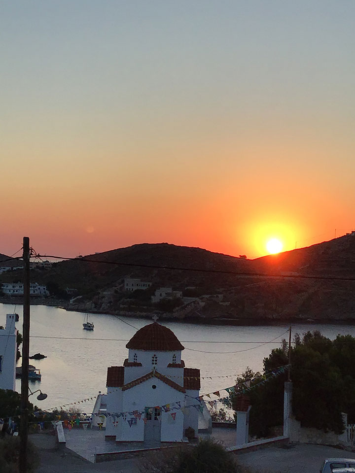 Sunrise over Vari Syros | Greece, Cyclades, Syros