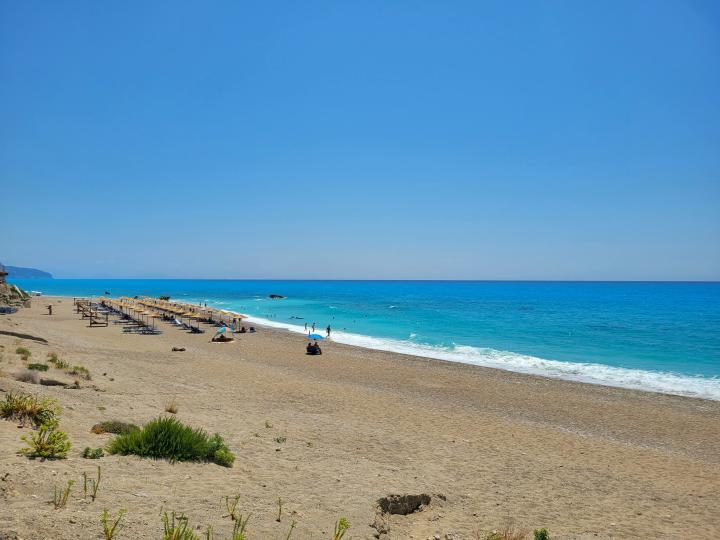 Greece, Lefkada Island, Gialos Beach