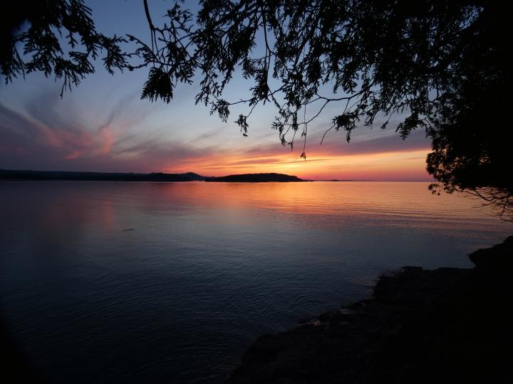 Presque Isle sunset | United States, Michigan, Marquette