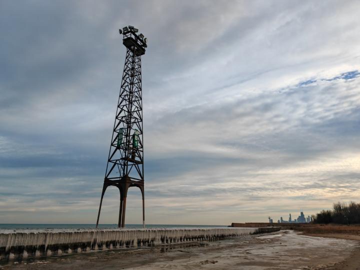 Montrose Beach pier | United States, Illinois, Montrose Beach