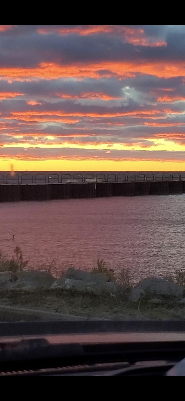 Harbor sunrise | United States, Michigan, Port Sanilac