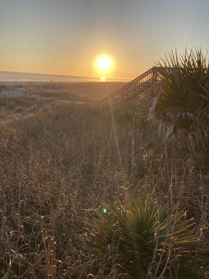 Sunset February 4 2025 | United States, North Carolina, Holden Beach