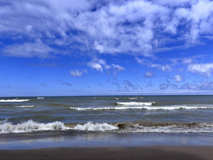 Lake Ontario during Beach Hazard Warning | United States, New York, Rochester