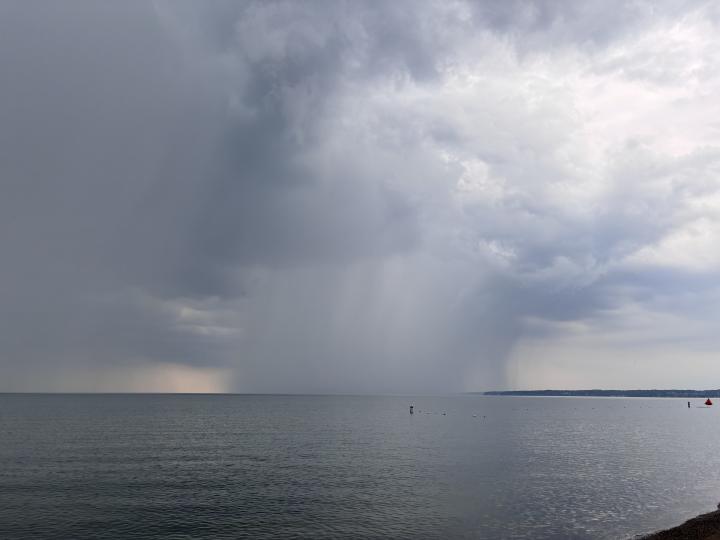 Lake Ontario during Beach Hazard Warning | United States, New York, Rochester