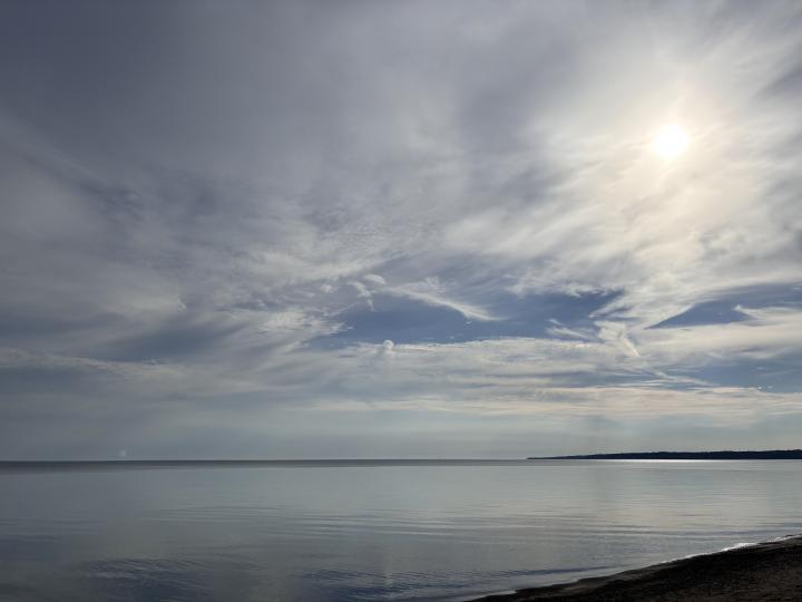 Lake Ontario Calm Watere | United States, New York, Rochester