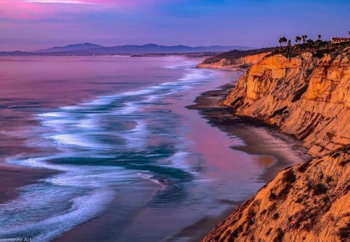 Torry Pines cliffs | United States, California, Del Mar