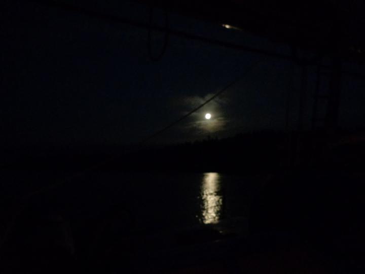 Moon rise Penobscot Bay | United States, Maine, Penobscot Bay