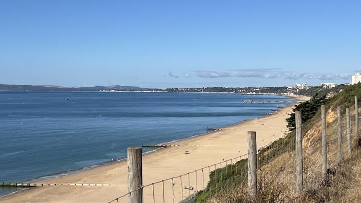 View from Southbourne cliff top | United Kingdom, Dorset, Bournemouth