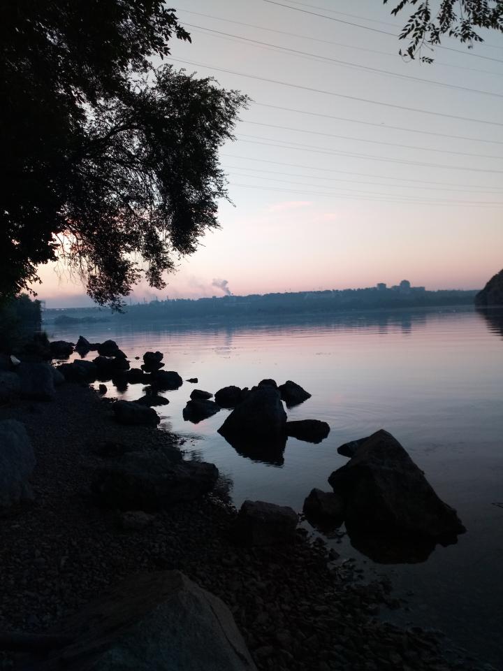 Ukraine, Dnipro River (near Zaporozhye)