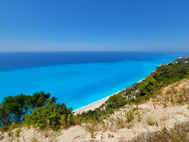 Greece, Lefkada Island, Gialos Beach