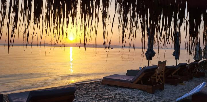 Izlazak Sunca sa Polihrono Plaže | Greece, Halkidiki, Polychrono