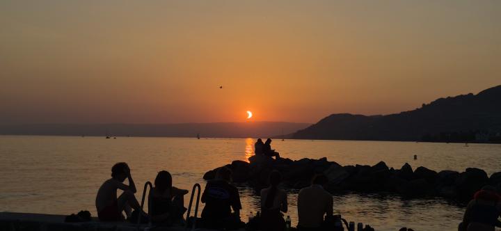 La Tour de Peilz- Sonnenfinsternis 2026 | Switzerland, Vevey