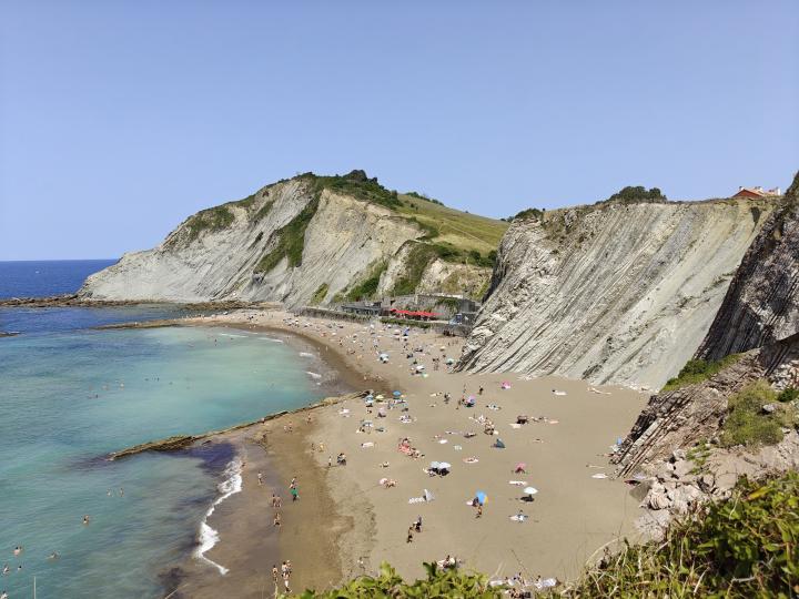 Itzurun beach view | Spain, Basque Country, Zumaia