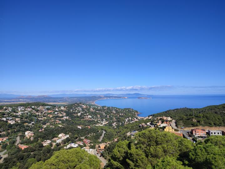 Sich aus Begur Burg nach Platja der Pals | Spain, Costa Brava, Begur