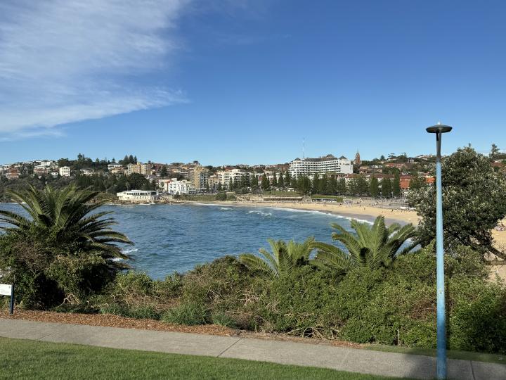 Coogee Beach from Dunningham Reserve - 2024_KM | Australia, New South Wales, Coogee