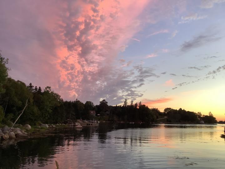 Evening sunset | Canada, Nova Scotia, Tantallon