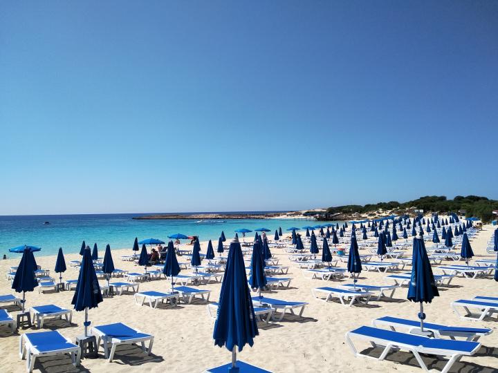 Makronissos Beach during the COVID-19 pandemic | Cyprus, Makronissos Beach