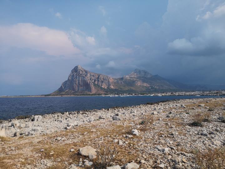 View from the Pier. Beach in background. | Italy, Sicily, San Vito lo Capo