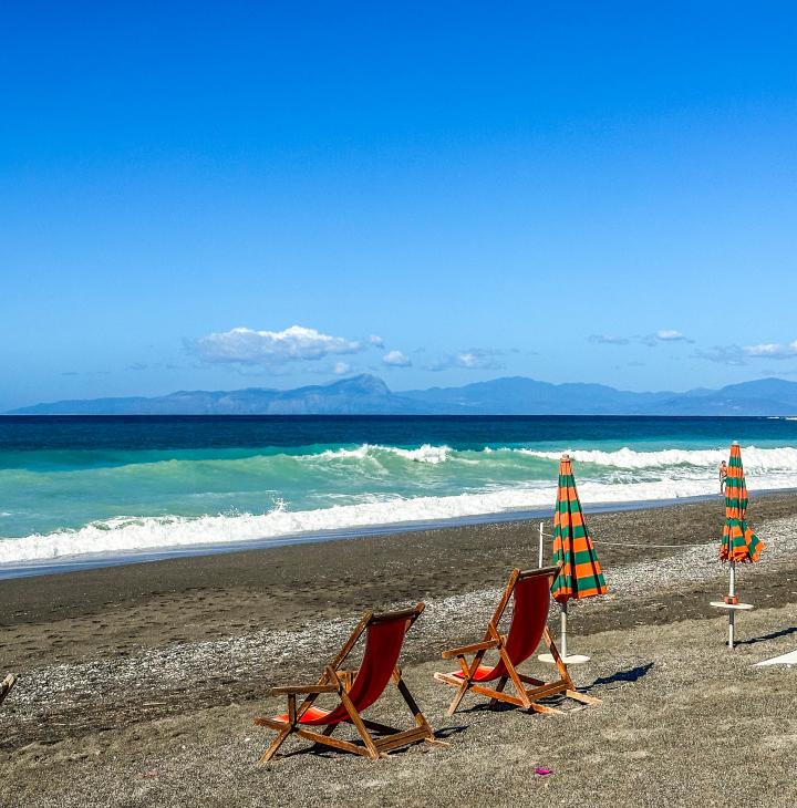 Scalea’s Town Beach in October | Italy, Calabria, Scalea