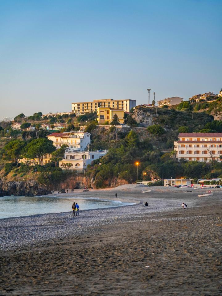 Scalea’s Town Beach on a December Evening | Italy, Calabria, Scalea